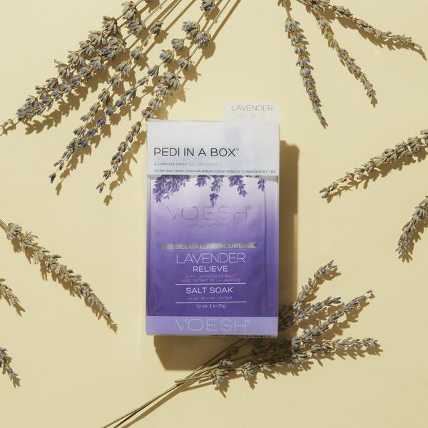 Voesh Pedi in a Box 4-in-1 - LAVENDER RELIEVE