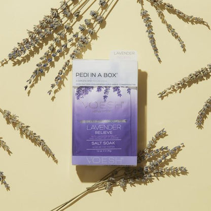Voesh Pedi in a Box 4-in-1 - LAVENDER RELIEVE