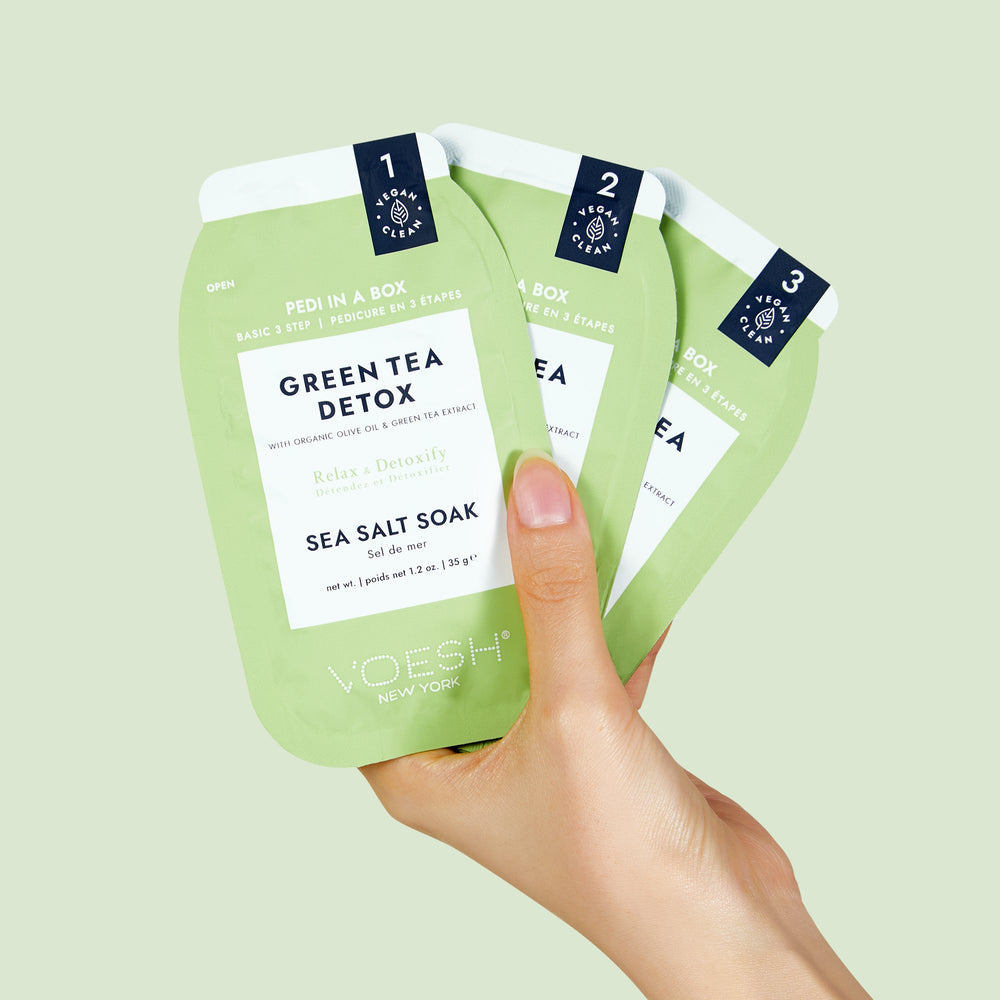 Pedi in a Box Basic 3 Step Green Tea Detox