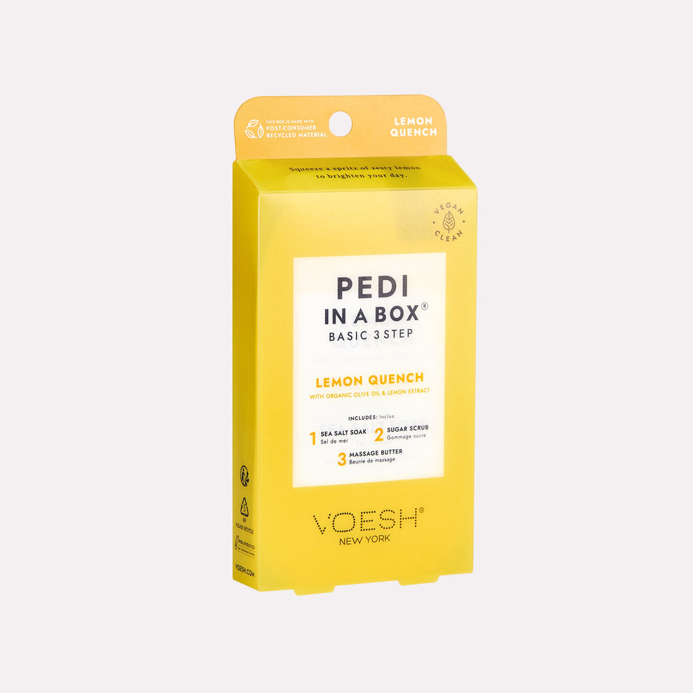 Pedi in a Box Basic 3 Step Lemon Quench