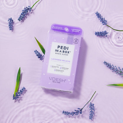 *(Case 100pc) Pedi in a Box Basic 3 Step Lavender Relieve