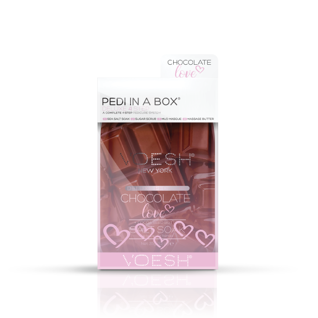 Voesh Pedi in a Box 4-in-1 - CHOCOLATE LOVE (Limited)