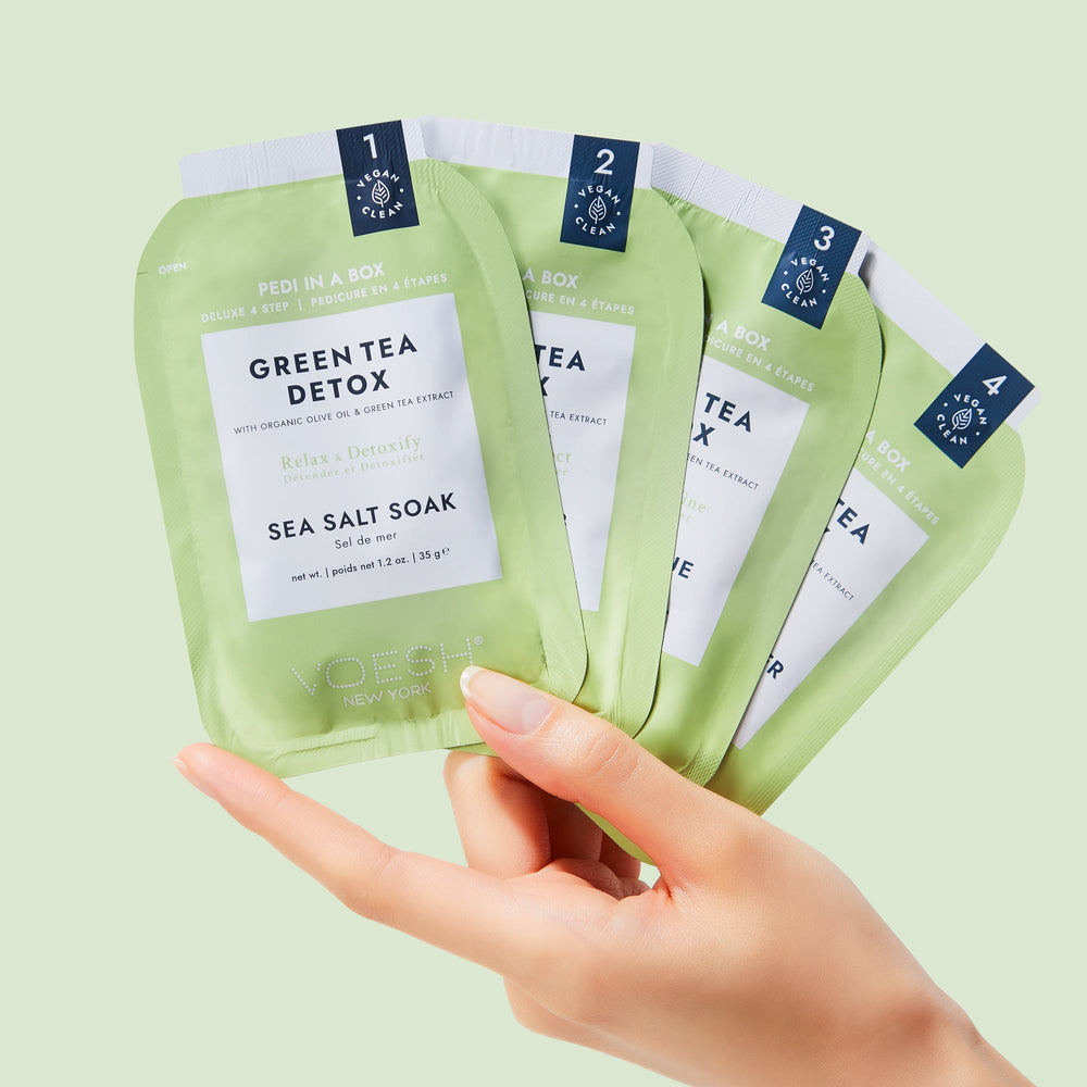 Pedi in a Box Deluxe 4 Step Green Tea Detox