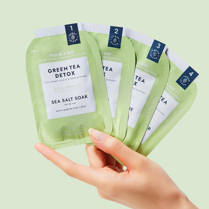 Pedi in a Box Deluxe 4 Step Green Tea Detox