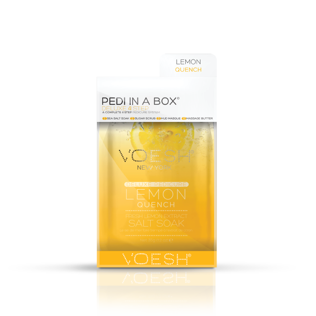 Voesh Pedi in a Box 4-in-1 - LEMON QUENCH