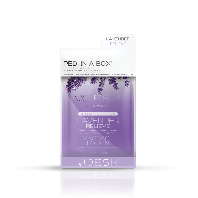 Voesh Pedi in a Box 4-in-1 - LAVENDER RELIEVE