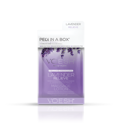 Voesh Pedi in a Box 4-in-1 - LAVENDER RELIEVE