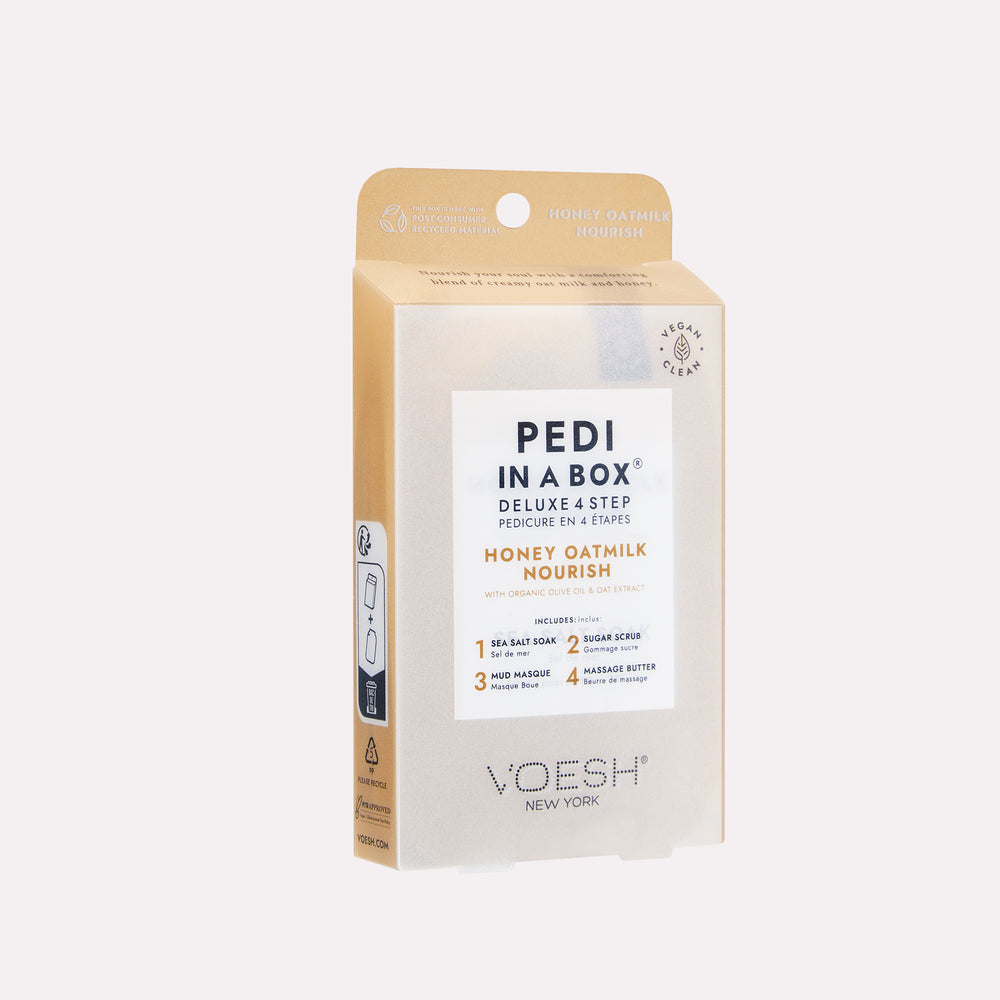 Pedi in a Box Deluxe 4 Step Honey Oatmilk Nourish