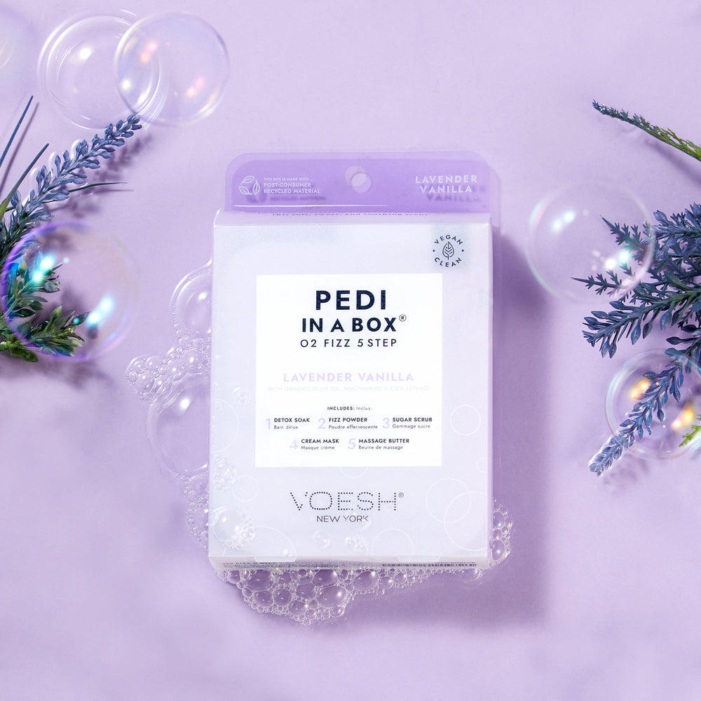 Pedi in a Box O2 Fizz 5 Step Lavender Vanilla