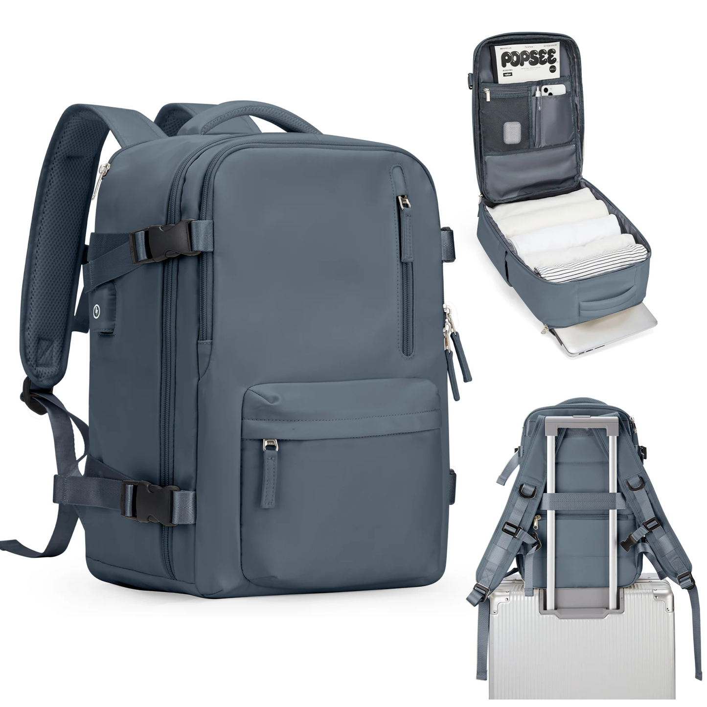 Women's Cabin Travel Backpack Laptop Bag Large Capacity Easyjet Carry-Ons 45X36X20 Backpack Ryanair 40X20X25 Water Resistant Bag