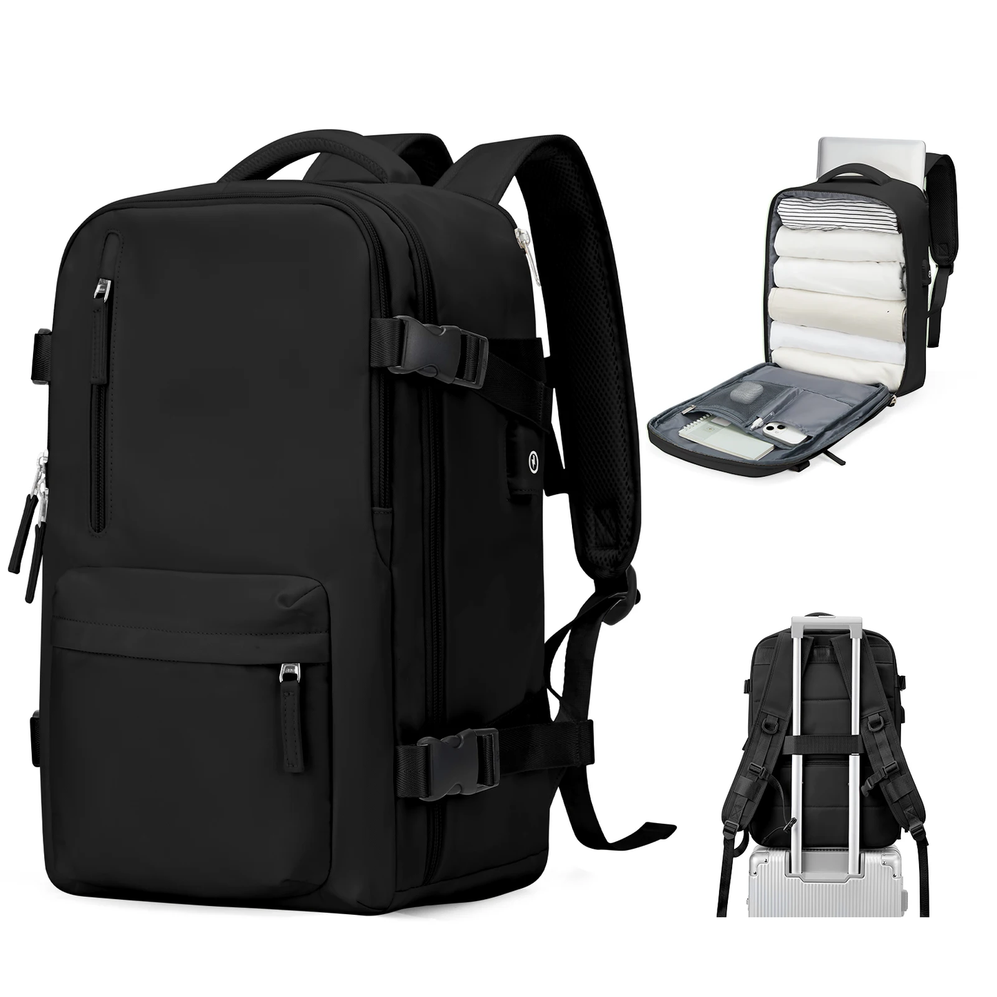 Women's Cabin Travel Backpack Laptop Bag Large Capacity Easyjet Carry-Ons 45X36X20 Backpack Ryanair 40X20X25 Water Resistant Bag