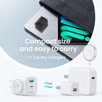TOPADRE Apple Watch Charger with 20W Fast Charging Block Type-C, 3 in 1 PD USB C Wall Charger Block for Iwatch Series Ultra/9/8/7/6, Compatible with Iphone 16/16 Pro/16 Pro Max/Iphone 15 Series