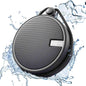 INSMY C12 IPX7 Waterproof Shower Bluetooth Speaker, Portable Small Speaker, Speakers Bluetooth Wireless Loud Clear Sound Support TF Card Suction Cup for Kayak Canoe Beach Gift (Black)