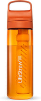 Lifestraw Go Series – Bpa-Free Water Filter Bottle for Travel and Everyday Use, Removes Bacteria, Parasites and Microplastics, Improves Taste, 22 Ounce, Nordic Noir