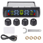 Tire Pressure Monitoring System Temperature Warning New C External Battery Version Sensors Solar TPMS Car Tyre Pressure Monitor