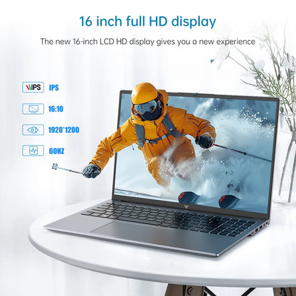Laptop 17.3 FHD Gaming Laptop,Amd Ryzen 3 4300U, 16GB RAM, 512GB SSD, Windows 11 Pro, Graphite, Wifi 6, Backlit KB, Gray