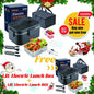 Electric Lunch Box Food Heater 80W，12V/24V/110V Self Heating Lunchboxfor Work/Car/Truck with Insulated Bag，1.5/1.8L,Dealsforyoudays
