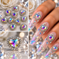 Queen - Nail Charms 10pc - #060 Iridescent Hearts