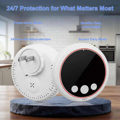 5-In-1 with High-Definition Display Monitor Household Sensor Plug and Play for House RV Apartment