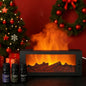 300 Ml Essential Oil Diffuser, 7 Color Flame Modes - Aroma Therapy Device, Air Humidifier , Air Purifier, Fragrance Diffuser, Automatic Shut-Off, Timer and Remote Control, Suitable for Home and Bedroom, Can Be Given as a Gift. Fireplace Humidifier