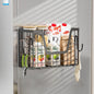 【Holiday Deals】San Dream Magnetic Shelf for Fridge Spice Rack Organizer Magnetic Fruit Basket for Refrigerator Laundry Organizer Spice Snacks Magnet Fridge Shelf-1Pc&2Pcs
