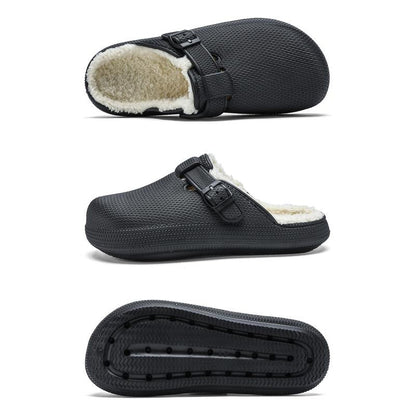 Cozy Winter EVA Foam Fleece-Lined Slippers | Ultra-Warm Indoor/Outdoor Slip-Ons for Men & Women - Non-Slip, Lightweight & Cushioned Home Footwear