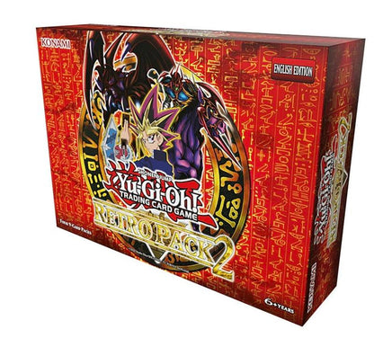 Konami Yu-Gi-Oh! Retro Pack 2 - Four 9-Card Packs Trading Card Game Edition Featuring Classic Characters for Collectors and Players Sealed Booster Box Enhanced Booster Box