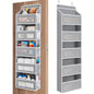 2026 Latest Model 5-Tier Over-The-Door Organizer with 10 Large Pockets Anti-Tilt 44 Lb Capacity Hangable for Bedroom Bathroom Baby Product Storage No Installation Required