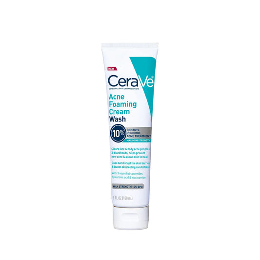 CeraVe Acne Foaming Wash Cream, 5 oz