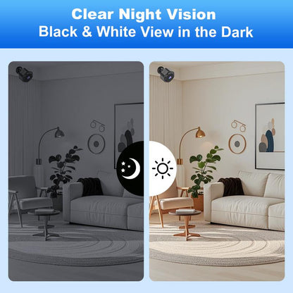 [Flycloud] F0 Mini Wifi Home Security Camera Mini Camera – 1080P, Night Vision, App Alerts for Baby & Pet