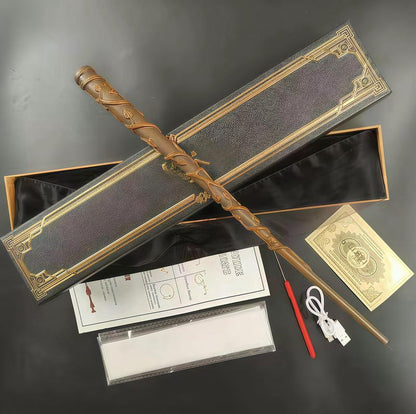 Magic Wand Real Magic Wand Amazing Effect Reproduction Halloween Role Play Tools Stick Costume Role Play Party Dumbledore Props
