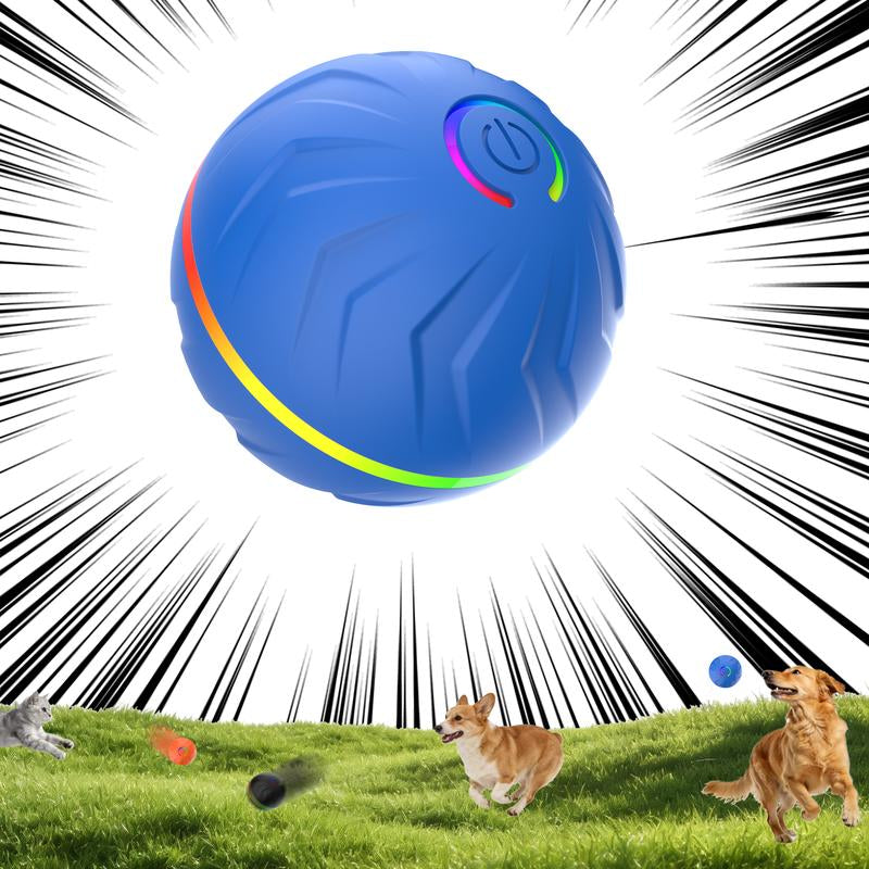 Interactive Touch-Activated Dog Ball - Moving, Vibrating Toy for Small & Medium Dogs - Anti-Boredom, USB Rechargeable Fun!