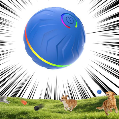 Interactive Touch-Activated Dog Ball - Moving, Vibrating Toy for Small & Medium Dogs - Anti-Boredom, USB Rechargeable Fun!