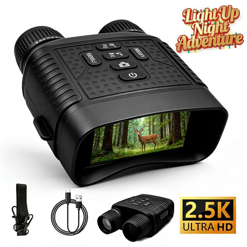 Night Vision Goggles-Night Vision Binoculars,2000 Mah Battery,7 Levels Infrared,6X Digital Zoom,Wildlife Observation,Hunting,Camping