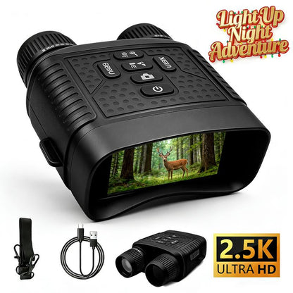 Night Vision Goggles-Night Vision Binoculars,2000 Mah Battery,7 Levels Infrared,6X Digital Zoom,Wildlife Observation,Hunting,Camping