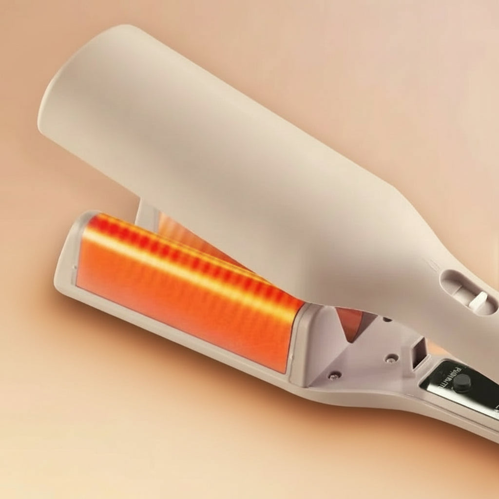 32MM Hair Curler Curling Tool Egg Roll Lasting Styling Fast Heating Deep Wave Electric Curling Iron 4 Temperature Adjustable