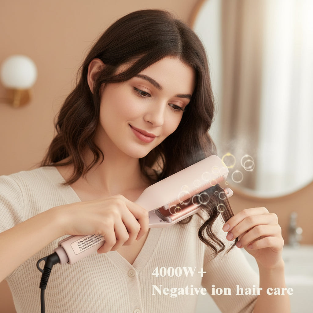 32MM Hair Curler Curling Tool Egg Roll Lasting Styling Fast Heating Deep Wave Electric Curling Iron 4 Temperature Adjustable