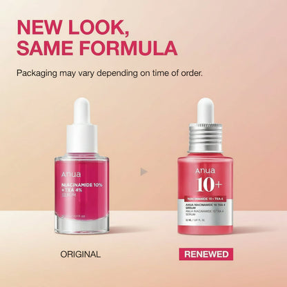 Anua Glow Back Niacinamide 10 + TXA 4 Serum with Hyaluronic Acid - Dark Spot Care & Postnatal Skincare for Radiant Glass Skin (30ml)