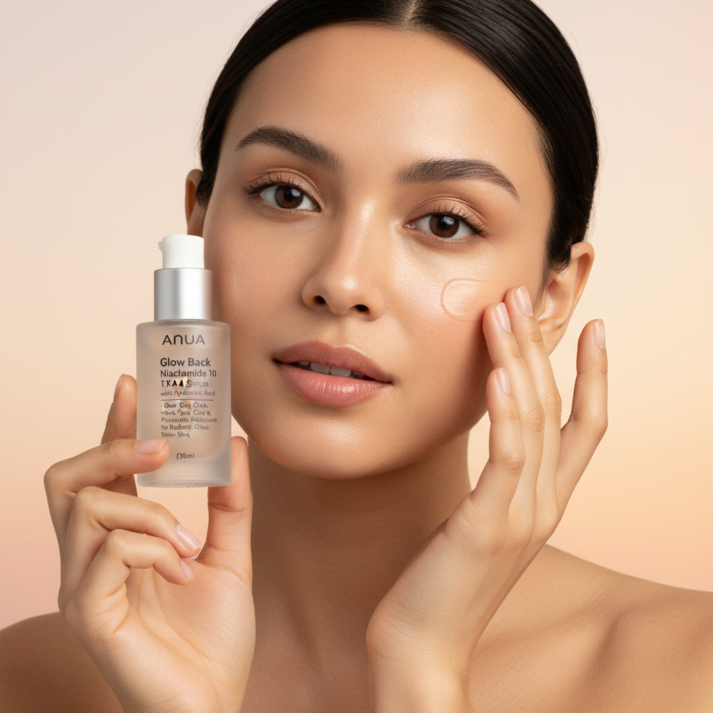 Anua Glow Back Niacinamide 10 + TXA 4 Serum with Hyaluronic Acid - Dark Spot Care & Postnatal Skincare for Radiant Glass Skin (30ml)