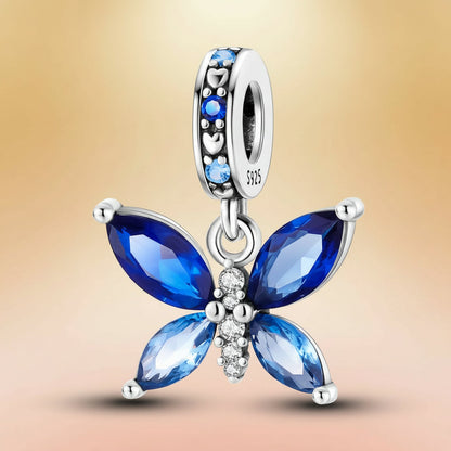 (50-113)MULA S925 Sterling Silver Pendant and Beads , Suitable for Pandora Bracelets and Necklaces, Ideal for Anniversary Gifts, Christmas, Birthday Presents, and Suitable for All Women.