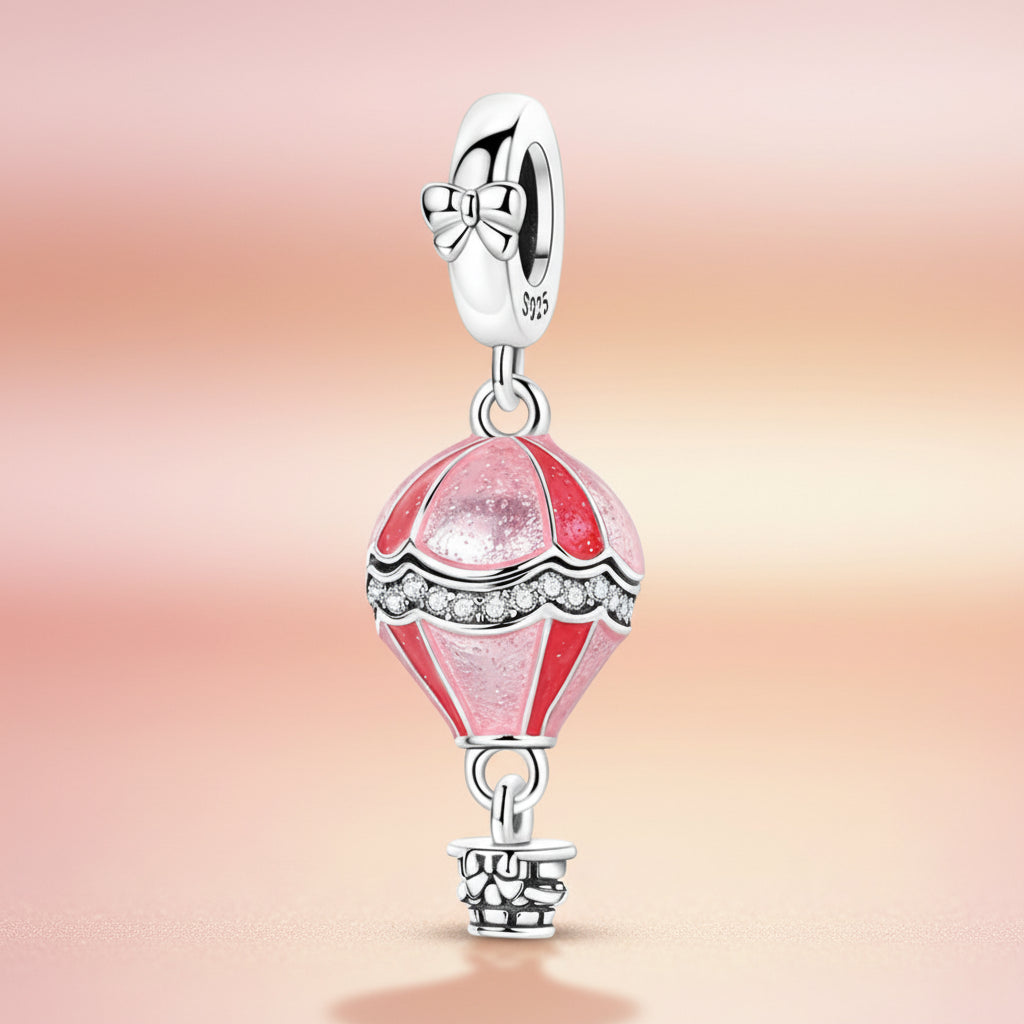 (50-113)MULA S925 Sterling Silver Pendant and Beads , Suitable for Pandora Bracelets and Necklaces, Ideal for Anniversary Gifts, Christmas, Birthday Presents, and Suitable for All Women.