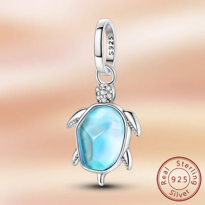 (50-113)MULA S925 Sterling Silver Pendant and Beads , Suitable for Pandora Bracelets and Necklaces, Ideal for Anniversary Gifts, Christmas, Birthday Presents, and Suitable for All Women.