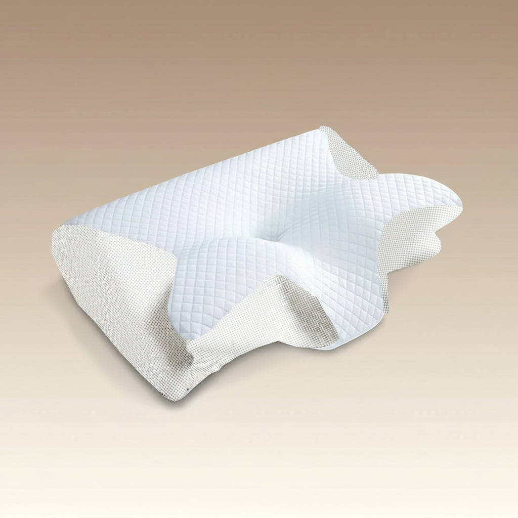 1Pc Memory Foam Cervical Pillow, 2 in 1 Ergonomic Contour Orthopedic Pillow for Neck Pain, Contoured Support Pillows,Neck Pillow