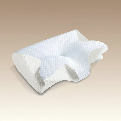 1Pc Memory Foam Cervical Pillow, 2 in 1 Ergonomic Contour Orthopedic Pillow for Neck Pain, Contoured Support Pillows,Neck Pillow