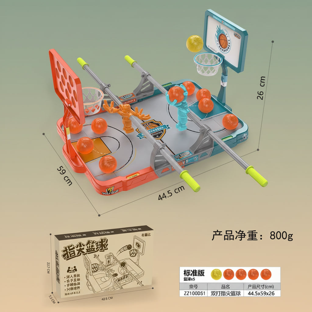 2025 Latest Children's Desktop Game-Fingertip Basketball Basketball Shooting Board Catapult Fingertip Basketball Table Games