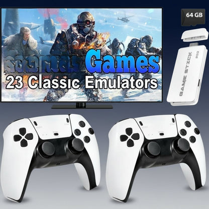 2026 M15 plus Retro Game Console Upgrade, Includes Game Stick, Wireless Controller, Game Simulator, Perfect for Nostalgia Gaming