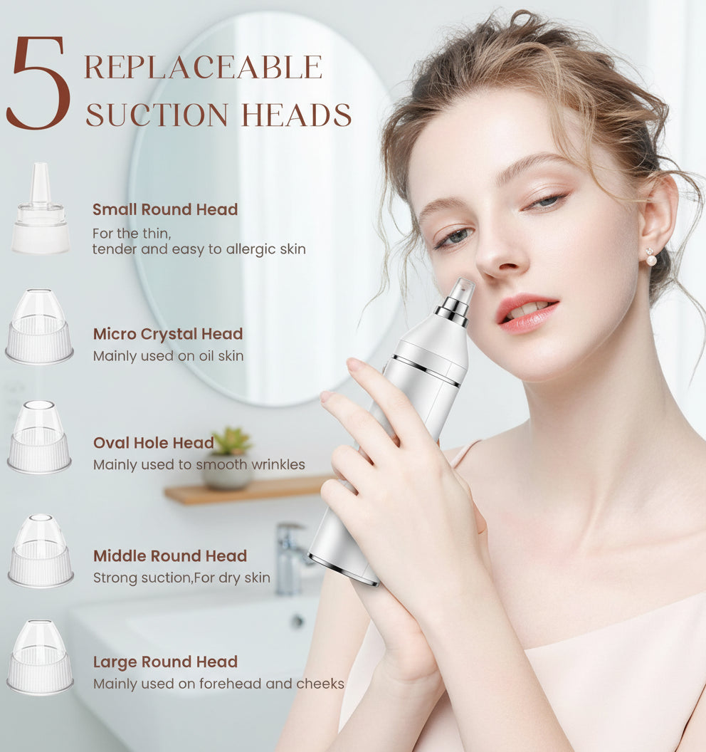 2026 Newest Blackhead Remover Pore Vacuum,Usb Rechargeable Blackhead Extractor