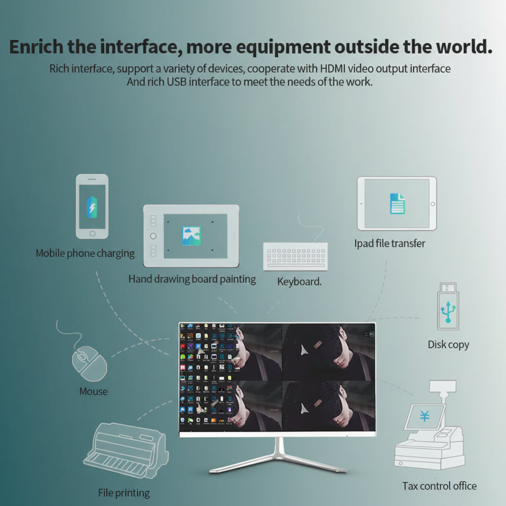 22-Inch All-in-One Desktop PC — A8, 8GB RAM