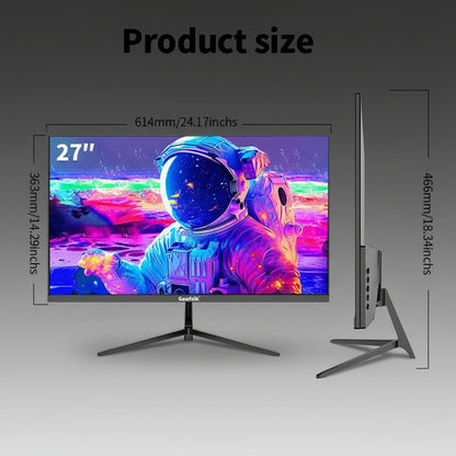27 Inch 4K Gaming Monitor – UHD 3840×2160, 60Hz, HDMI Port, VESA 75×75Mm Wall-Mount, Adaptive Sync, 100% Srgb, 8Bit, 16.7M Color, 3000:1 Contrast