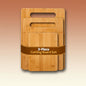 3-Piece Cutting Board Set - Bamboo Wood Chopping Boards with Built-In Hand Grips, Durable & Knife-Safe Wooden Boards for Kitchen Prep & Serving Lightweight